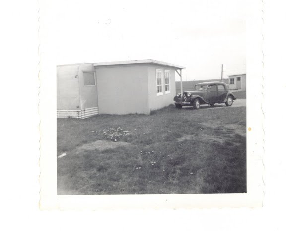 1963- May 5  a back view of our trailer home on Dreux AF base,.jpg