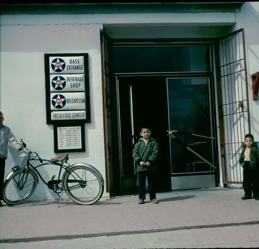 1963-April Base exchange on Dreux Air Force Base..jpg