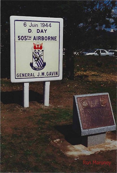 D day celebrations 1994 Ste Mere- Eglise copy 3.jpg - General J.M Gavin 505th Airborn memorial