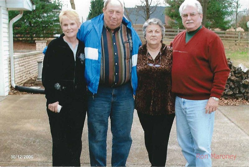 air police quarters and training copy 4.jpg - 40 years later Airman Potter and Wife, Airman Maroney and Wife.