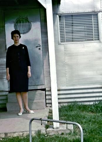 Apr 1963 in front of the trailer at Dreux Air Base.jpg