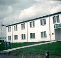 Apr 1963 Michael in front of the building that Charlie worked at on Dreux