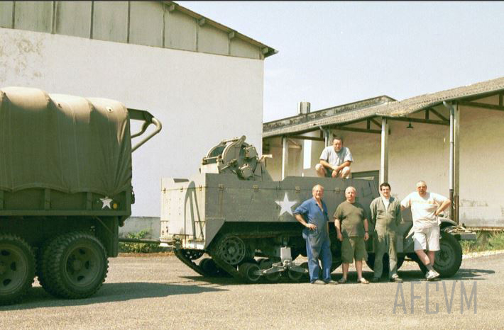 AFCVM3.jpg - AFCVM Maintenance Crew with Their Halftrack