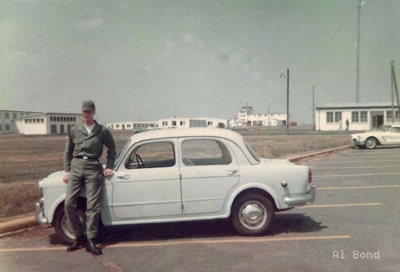 Al - his Car at Dreux Air Base @ 1966.jpg