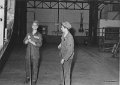 Floor sweeping detail in main hanger 1