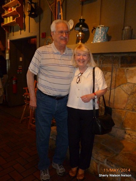 1-Chuck and Sherry at Cracker Barrel.JPG