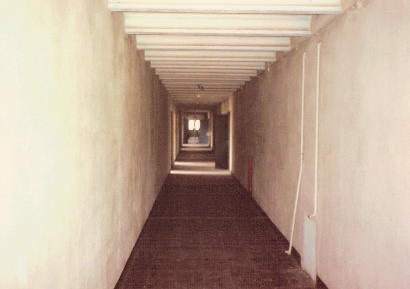 2nd Floor Hallway A2C Sibert's Barracks No Radiator or Fire Bottle Aug 1987.JPG