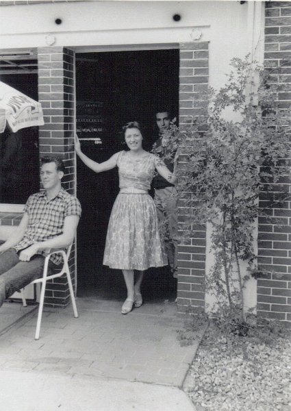 Chateauneuf 1960 Susie in door of her Bar.jpg