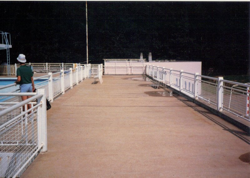 Chateauneuf Swim Pool Aug 1987 Where French Gals Were in 1960 .JPG