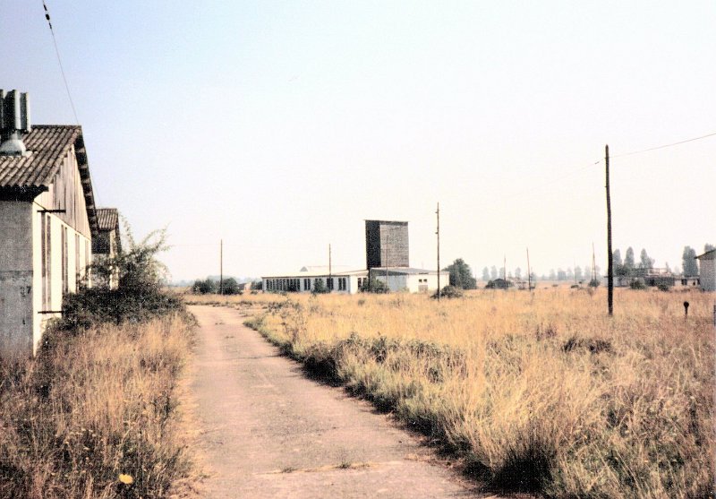 Dreux AB Looking Toward Parachute Rigger Tower 1987.JPG