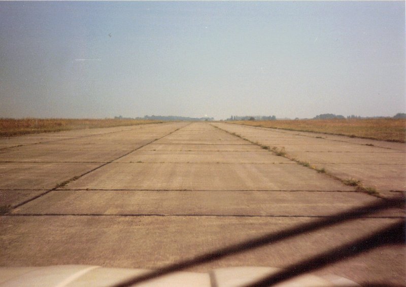 Dreux Air Base Runway Looking West to 06 End Aug 1987.JPG