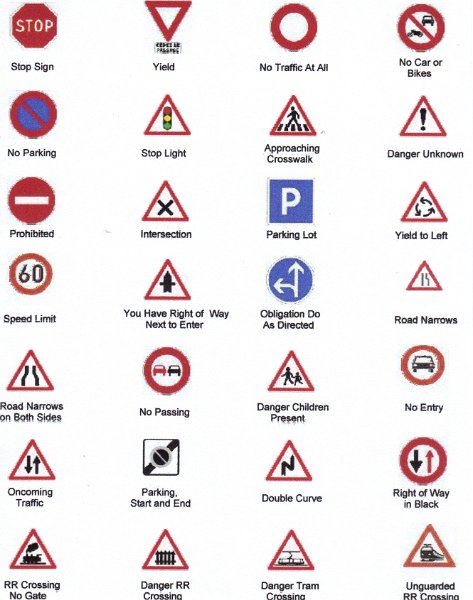 french street signs
