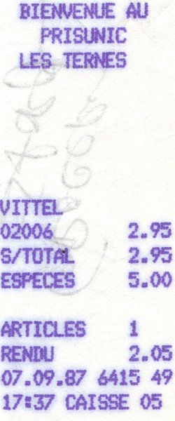 Grocery receipt Paris 1987.JPG