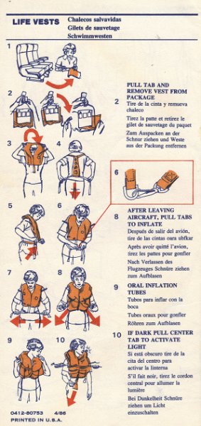 Album Dreux Pictures From Charles Sibert Lockeed L1011 Life Vest Instructions