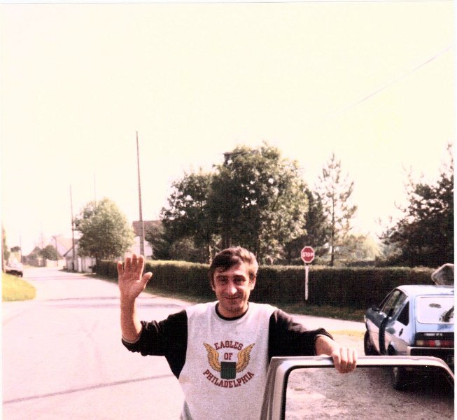 Raymond Boulguy at his  house Dampierre 1987.JPG