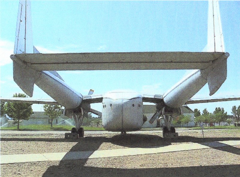 Rear End of a C-119G Doesn't She Look Beautiful .JPG