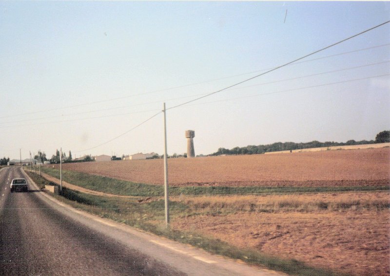 Senonches Former American Housing With Water Tower Aug 1987 .JPG