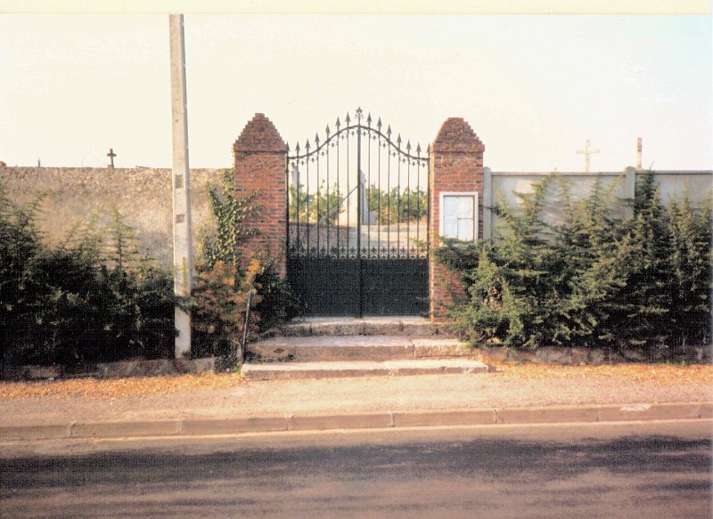 Village of Senonches cemetary 10 Ks from Dreux AB Aug 1987.JPG