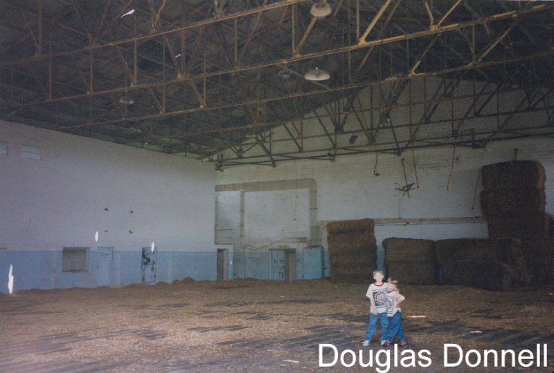 xDreux Air Base Gym North Side and East End Note Goal supports from ceiling and east wall 1994.jpg