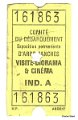 D Day Cinema Ticket at Arromanches Aug 1987