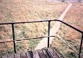 Dreux AB A2C Sibert Upstairs Balcony Looking east toward NCO Club Aug 1987