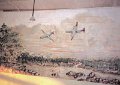 Dreux AB Mess Hall Mural wall across runway at 24 end Aug 1987