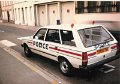 French Peugeo Police Wagon Dreux City Aug 1987