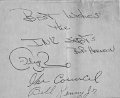 Ink Spots autographs Dreux AB France 1960