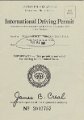 Intrenational Driving Permit 1987