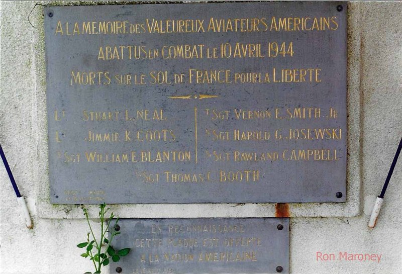 Boissy Maugis D day 1994 Memorial Plaque copy 2.jpg - Boissy Maugis WWI memorial D day 1994