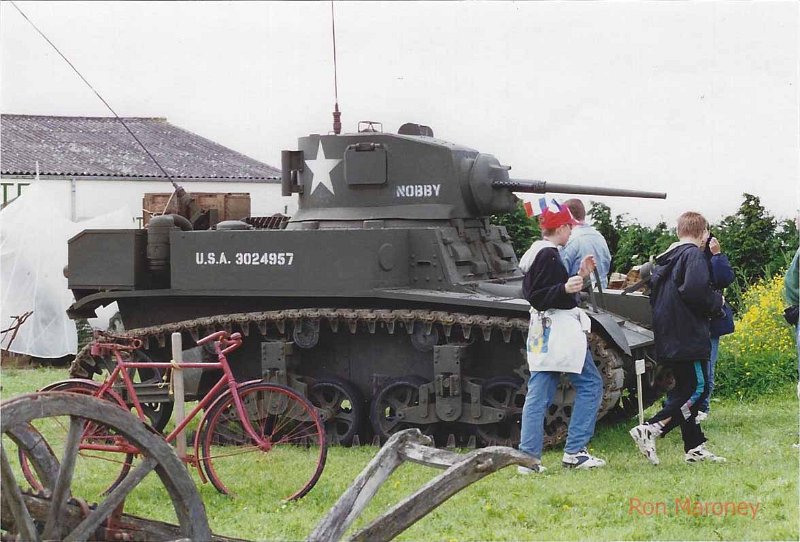 D day Celebration GMA copy 2.jpg - Army tank D day celebration 1994