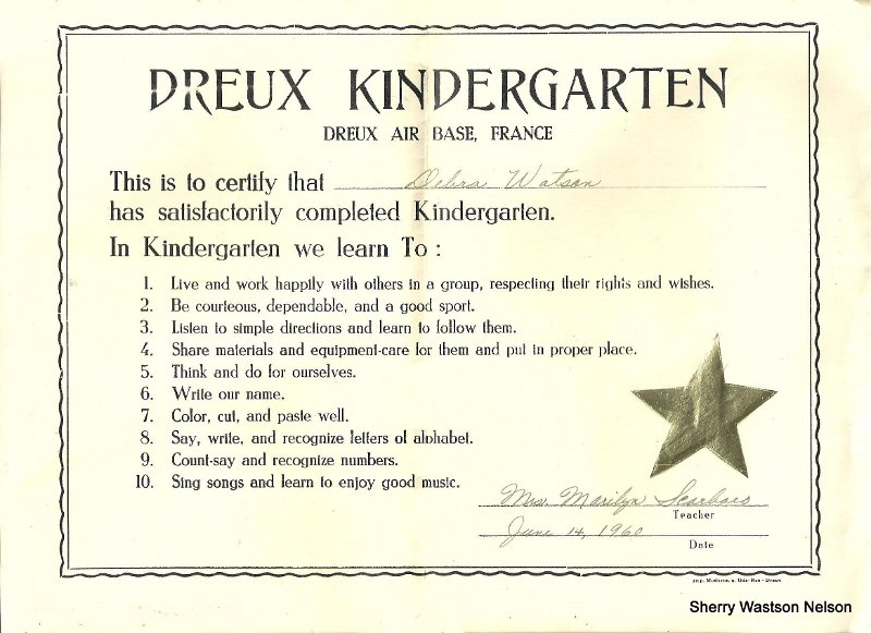 kindergarten diploma-001.jpg - Debbie's Kindergarten Certificate