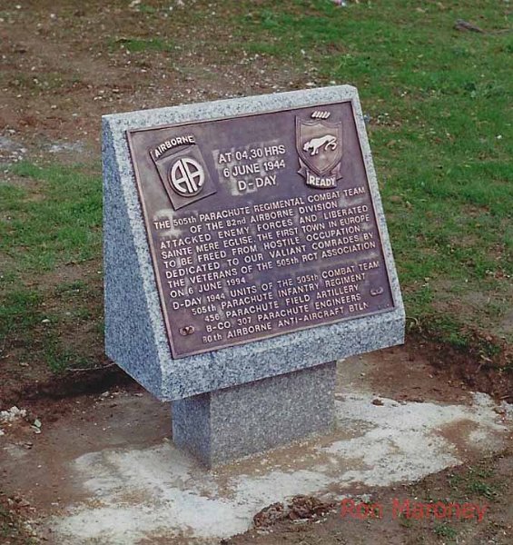 D day Celebrations memorial Plaques copy 3.jpg - Better picture of the D day memorial plaque