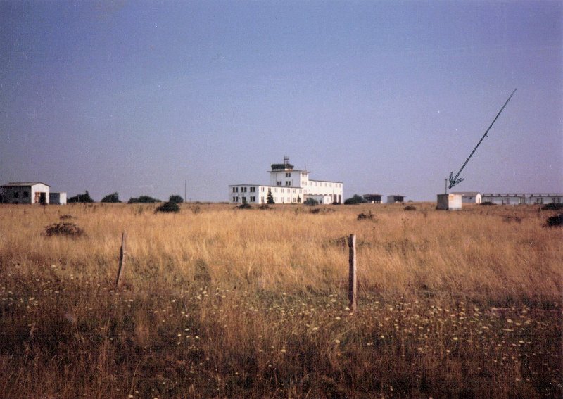 A Shot Across Old Football Field to a Base Electrical Substation Aug 1987.JPG