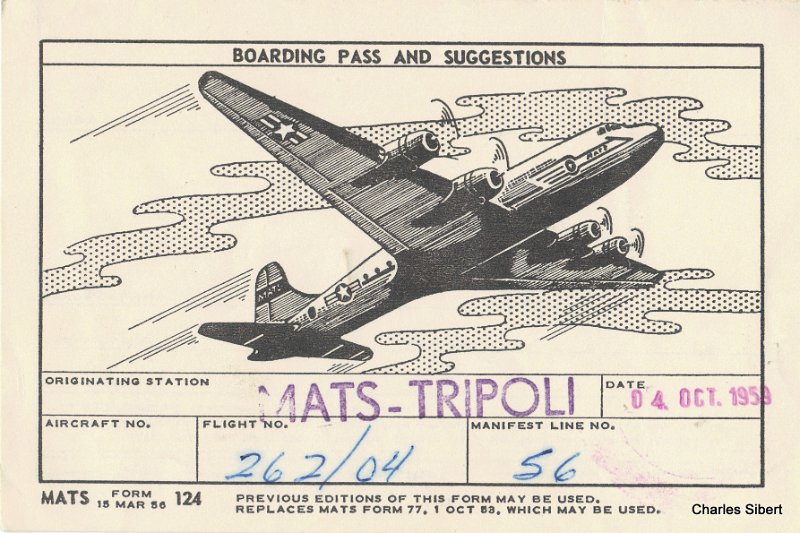 Boarding Pass Tripoli to Charleston SC 4 Oct 1959 .JPG