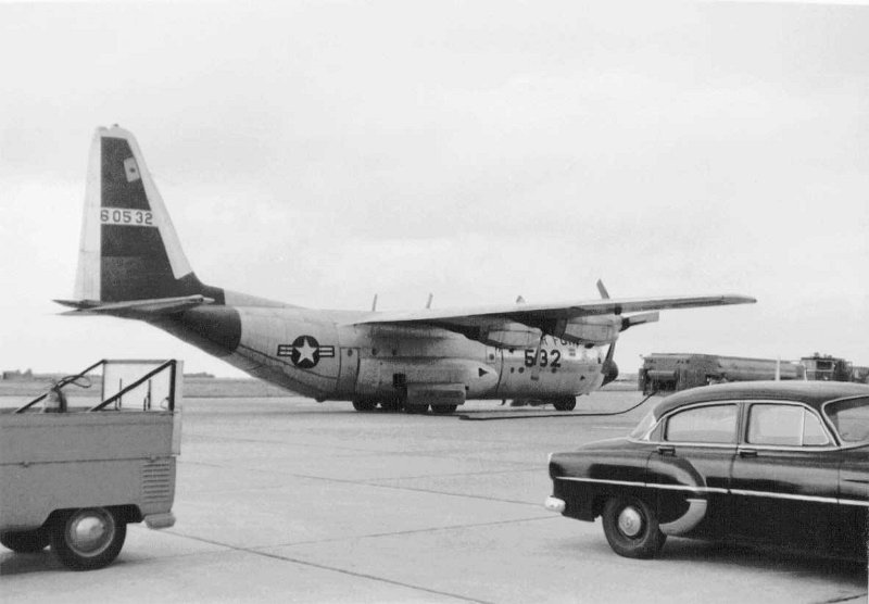 C 130  Refuels at Dreux AB 1960.JPG