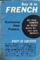 A2C Sibert Used French Phrase book 1960 