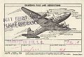 Boarding Pass Charleston AFB SC to Tripoli 2 Nov 1959 