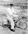 Dreux AB A2C Sibert moped at wash rack 24 runway end 1960