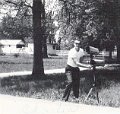 Sibert Aug 1957 a week before USAF service at home in Lou Ky